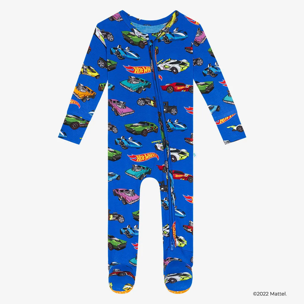 Hot Wheels Footie Zippered One Piece