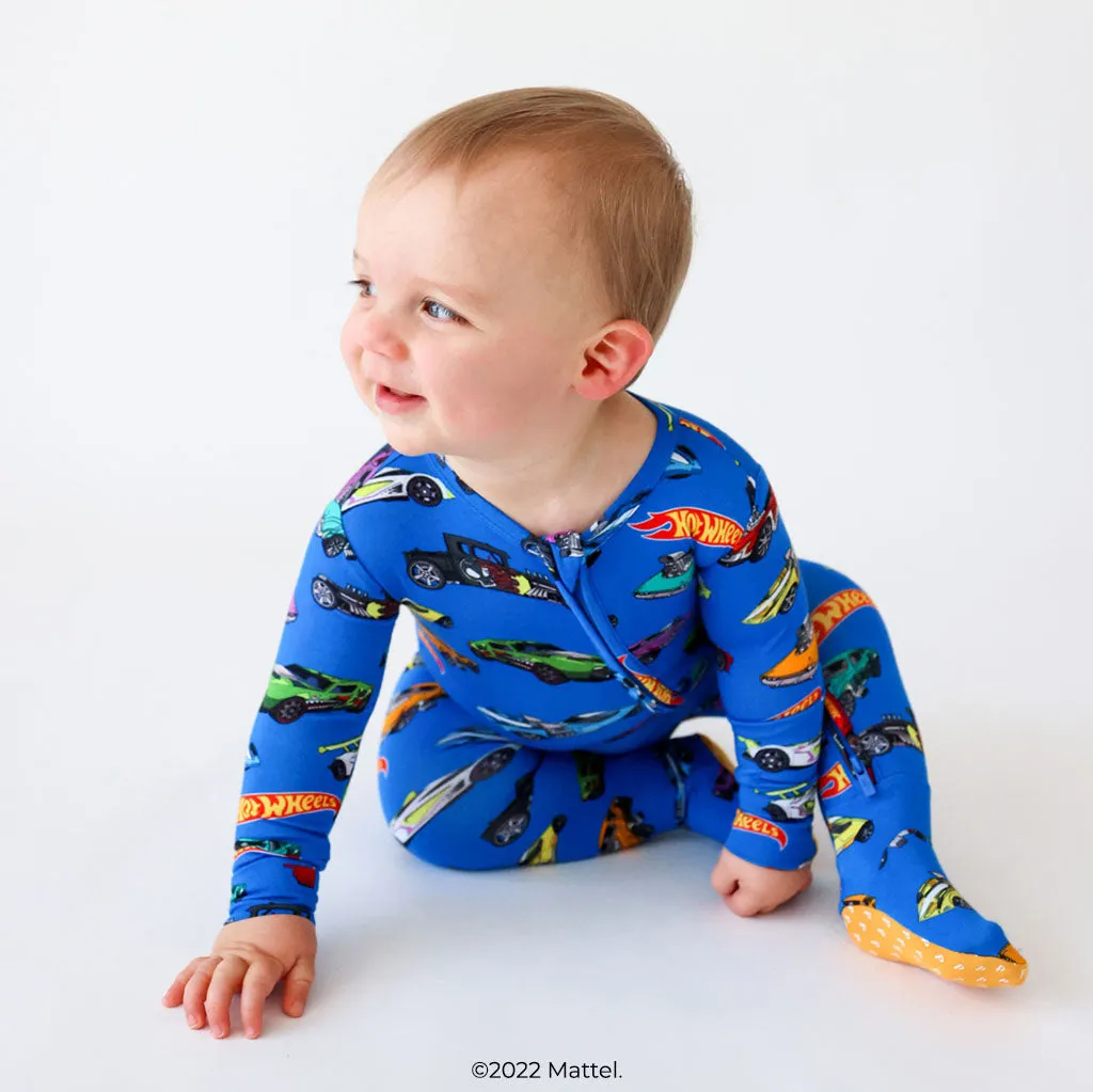 Hot Wheels Footie Zippered One Piece