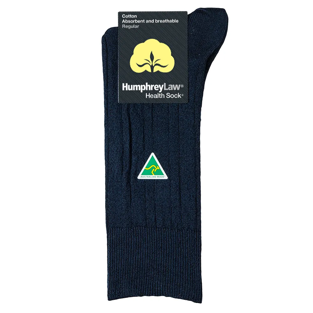 HUMPHREY LAW - 59C - MERCERISED COTTON MENS HEALTH SOCK