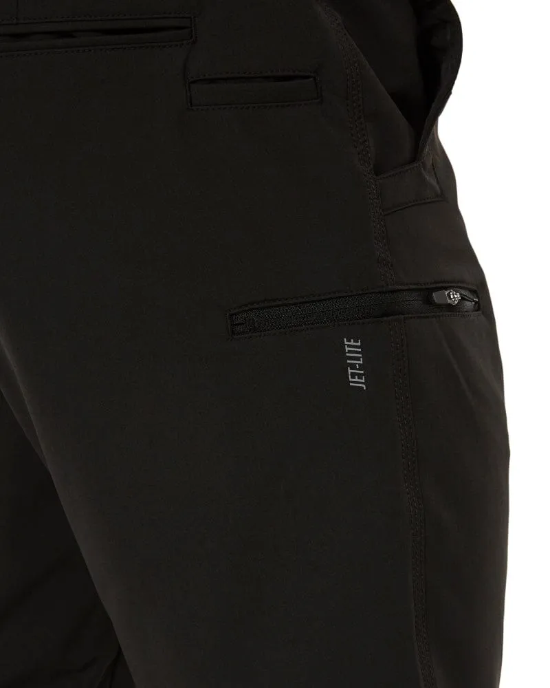 Jet-Lite Hybrid Elastic Waist Work Pants - Black