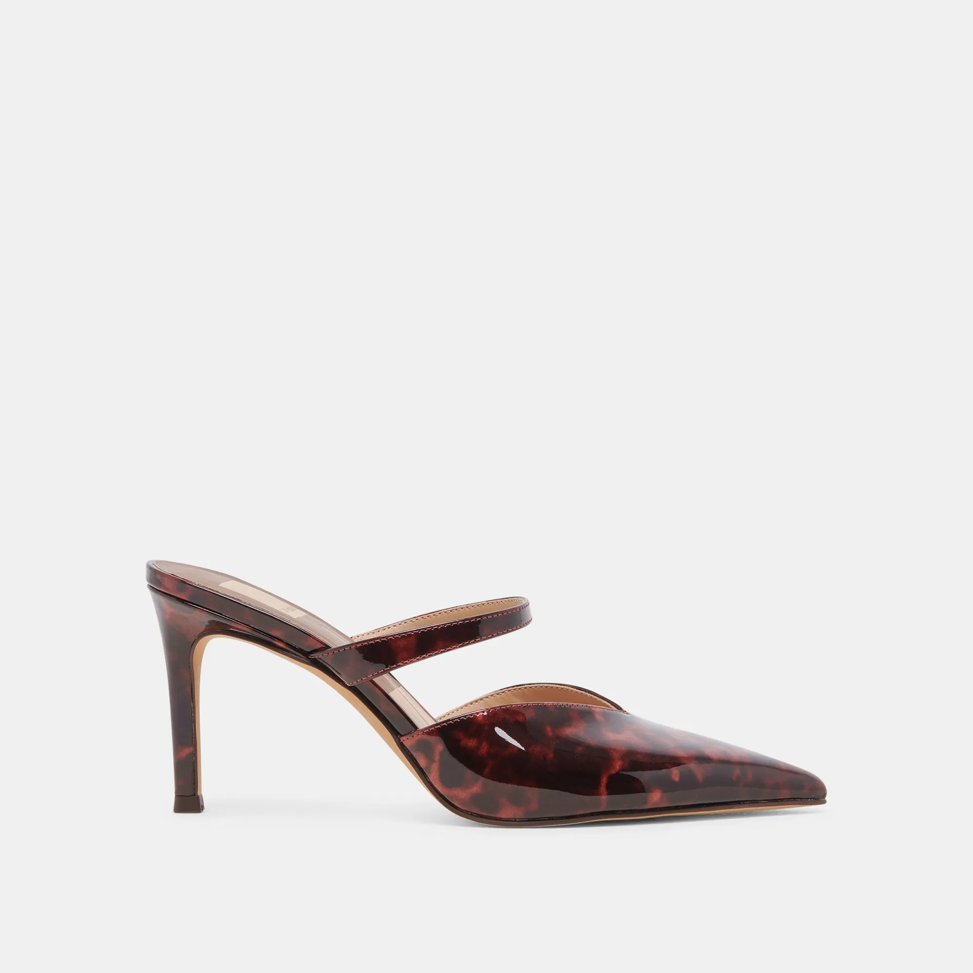 KANIKA HEELS TORTOISE PATENT LEATHER