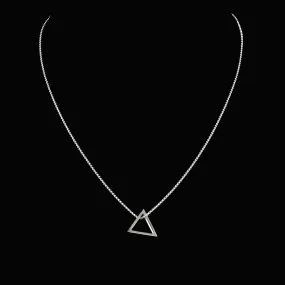 Kash Stainless Steel Necklace with Triangle Pendant