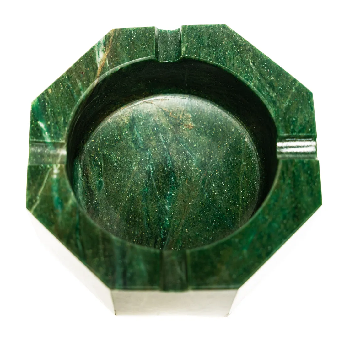 Kirby Allison Green Aventurine Cigar Ash Tray