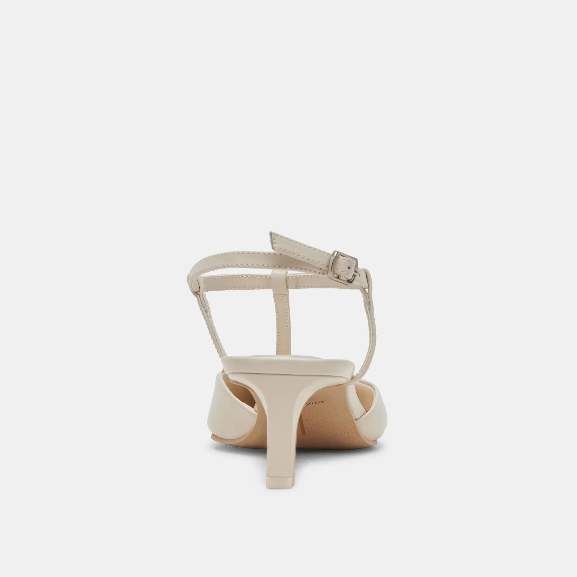 LAVON HEELS IVORY LEATHER