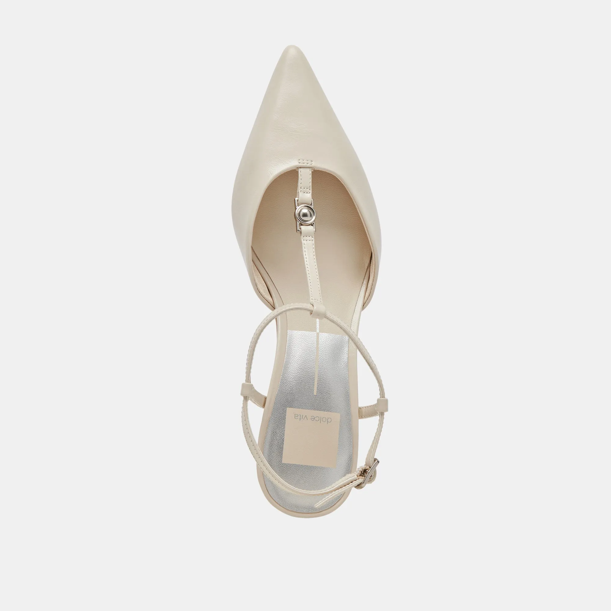 LAVON HEELS IVORY LEATHER