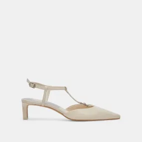 LAVON HEELS IVORY LEATHER