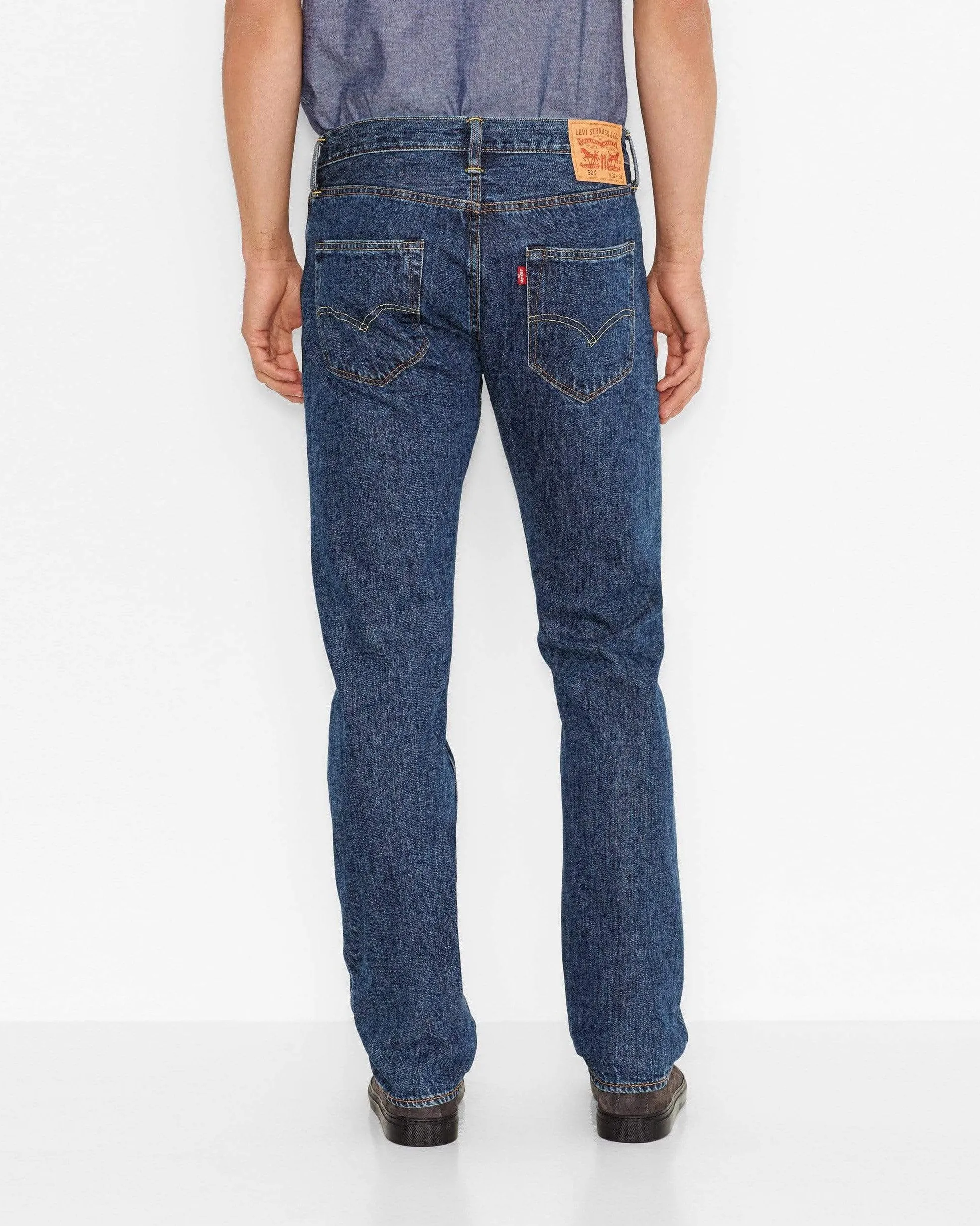 Levi's 501 Original Regular Fit Mens Jeans - Stonewash Blue