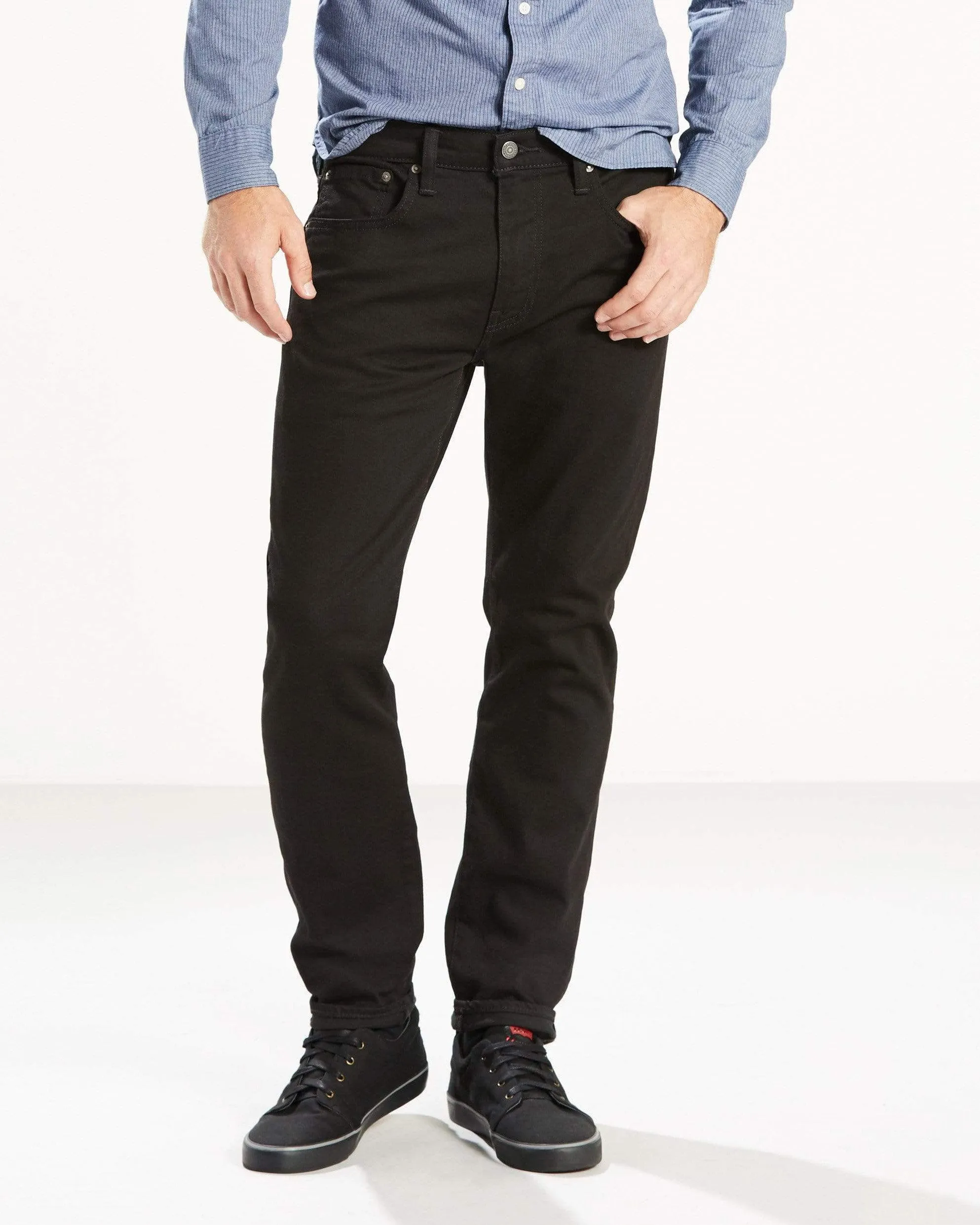 Levi's 502 Regular Tapered Mens Jeans - Nightshine Black