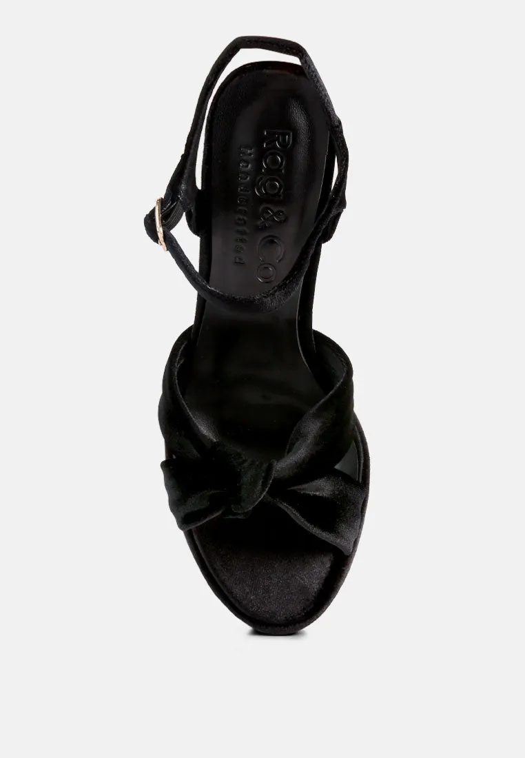 Liddel Platform Heel Sandals By Ruw