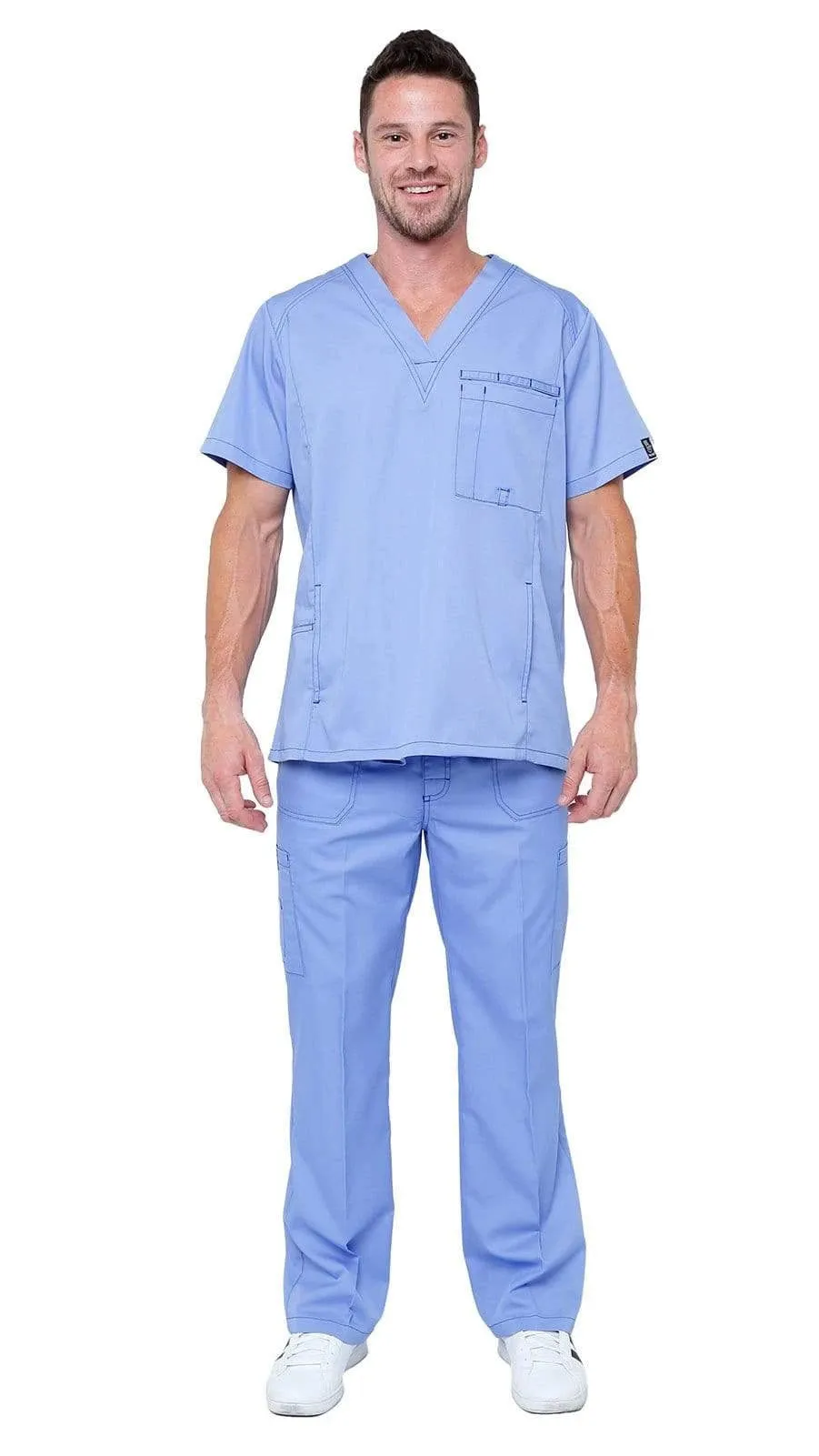 Men's Multi Pocket Utility Medical Scrubs | Dress A Med