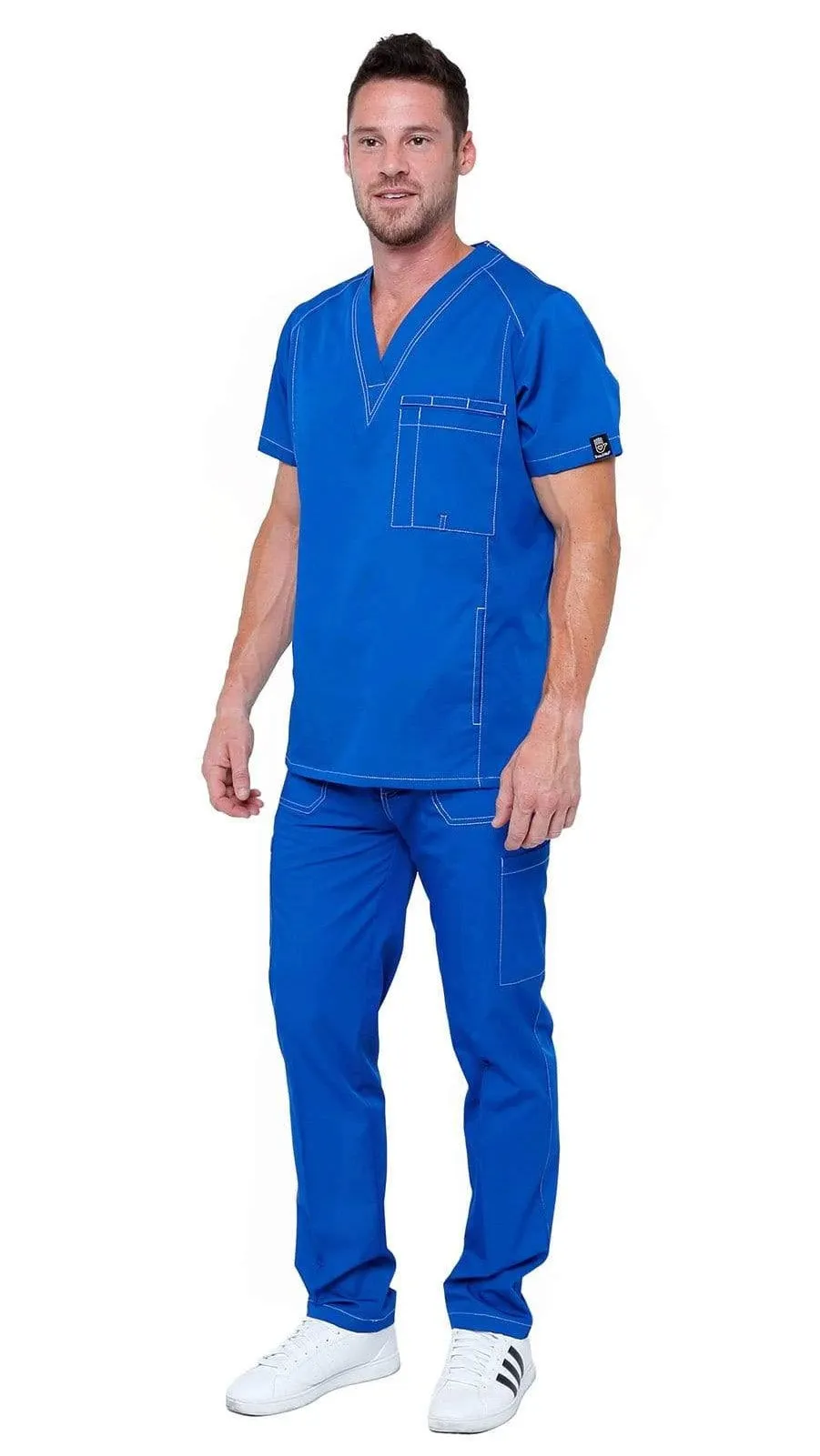 Men's Multi Pocket Utility Medical Scrubs | Dress A Med