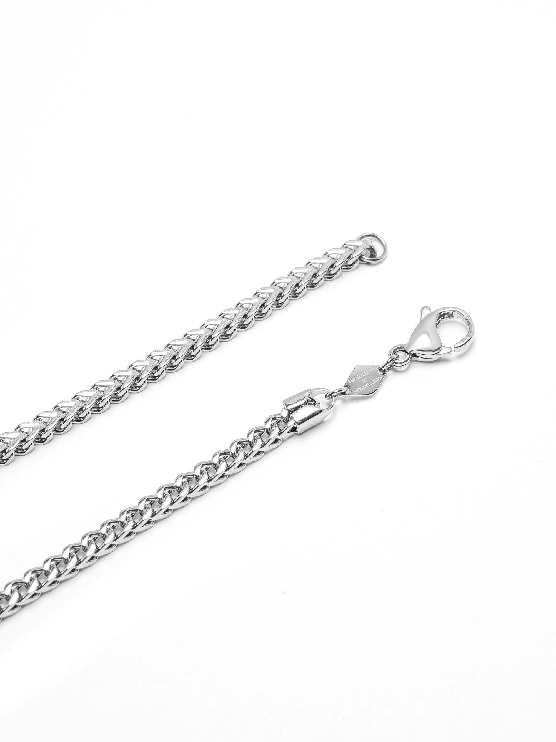 Men's Squared Silver Chain