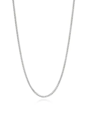 Men's Squared Silver Chain