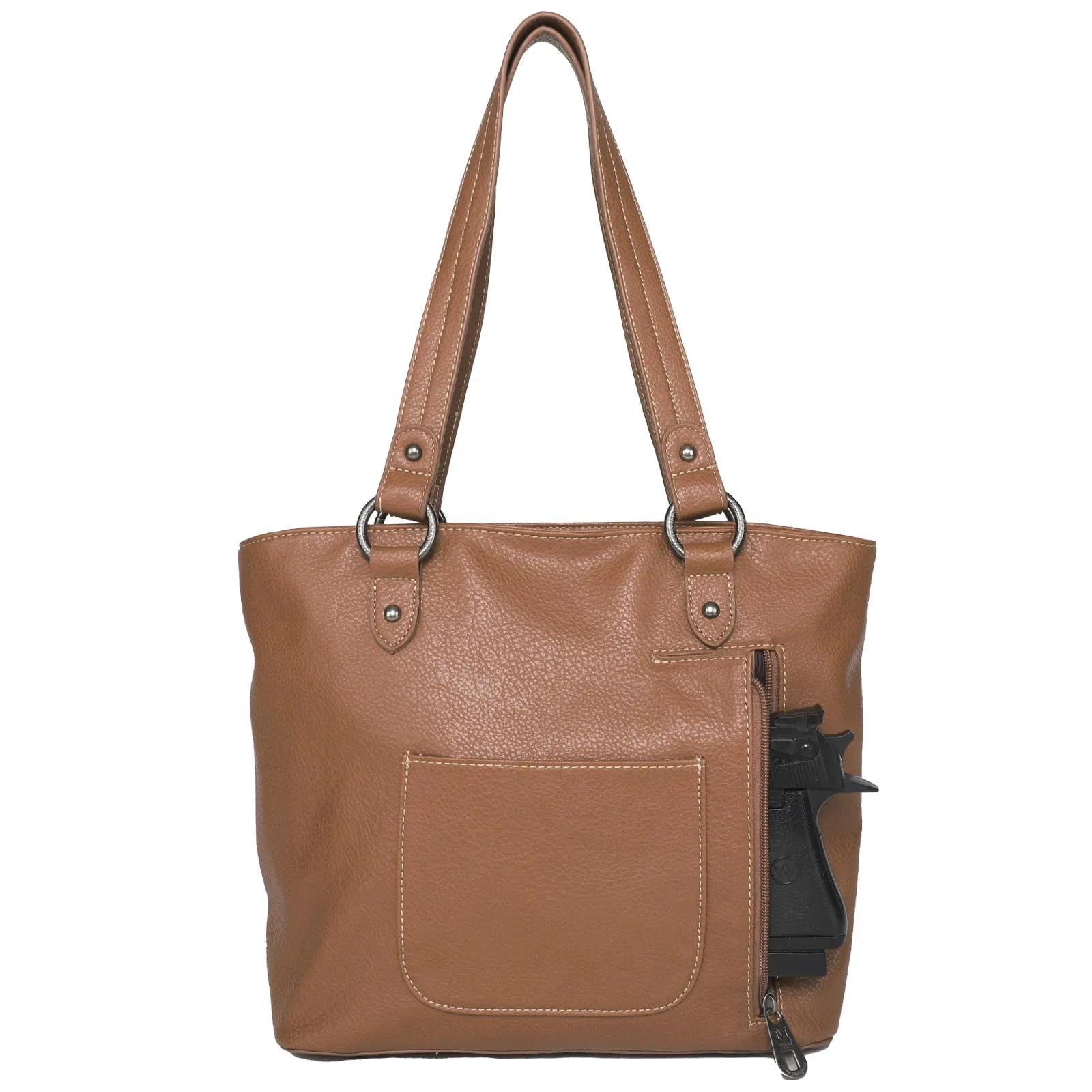 Montana West Floral Embossed Concealed Carry Tote