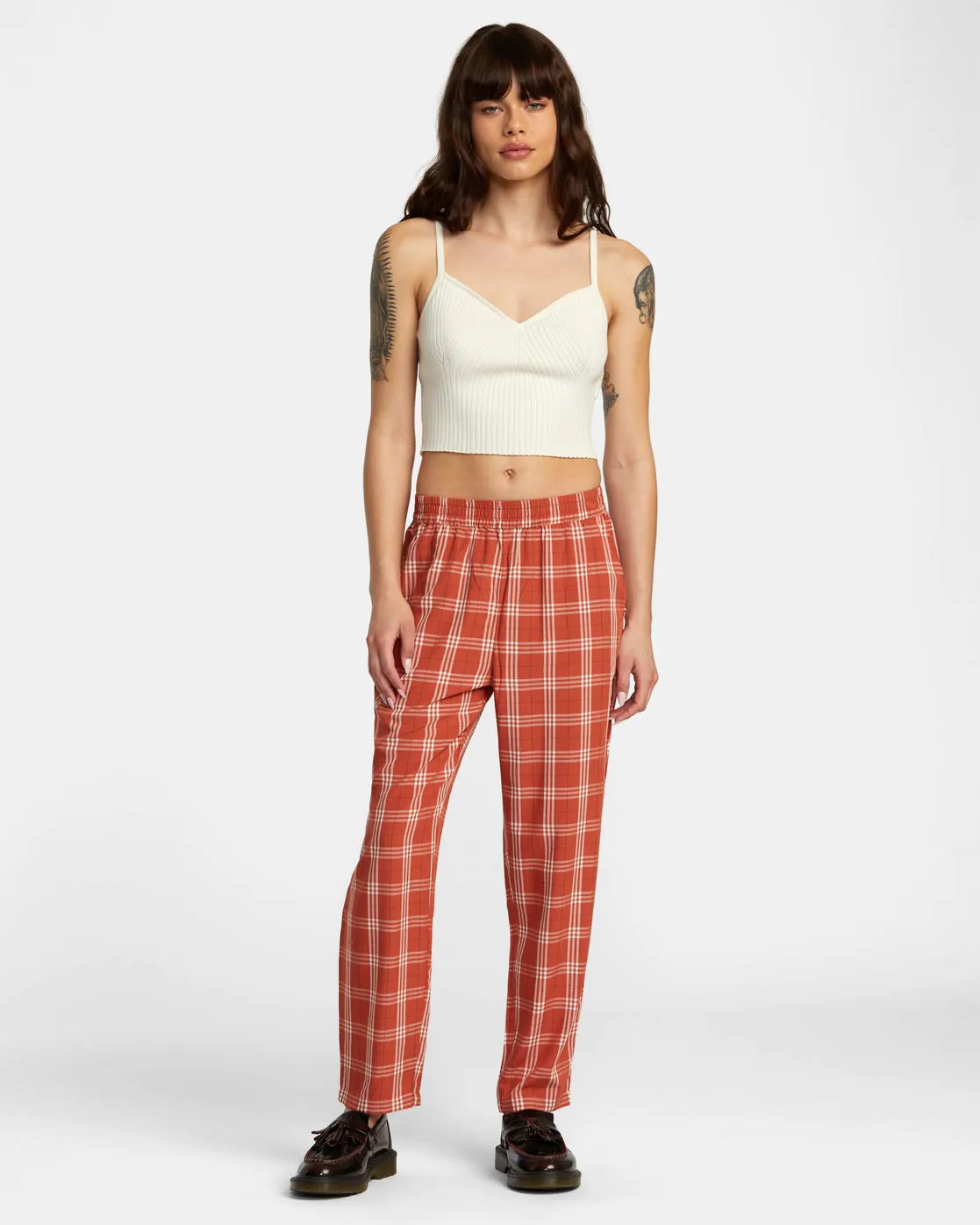 New Yume Pant Print Pants - Hot Sauce