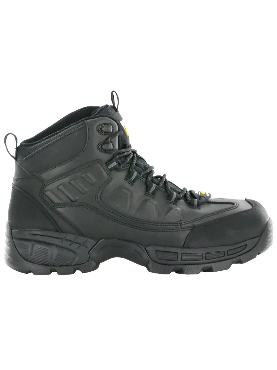 NT Work Men's Big Bob Black Composite Toe Leather Work Boot