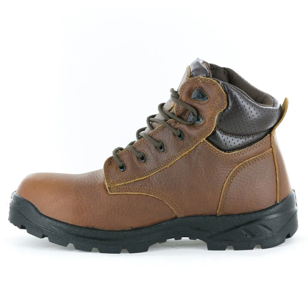 NT Work Men's Big Don Brown Leather Composite Toe Waterproof Work Boot