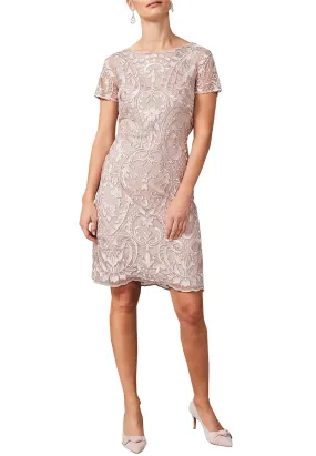 Nude Lizzy Embroidered Midi Dress