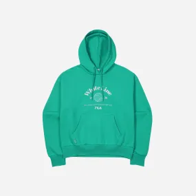 Áo Hoodie Nữ Fila Lady Tennis Life Hoodie - Xanh Lá