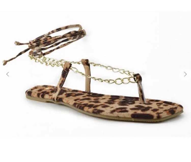 Payton Sandals - Leopard