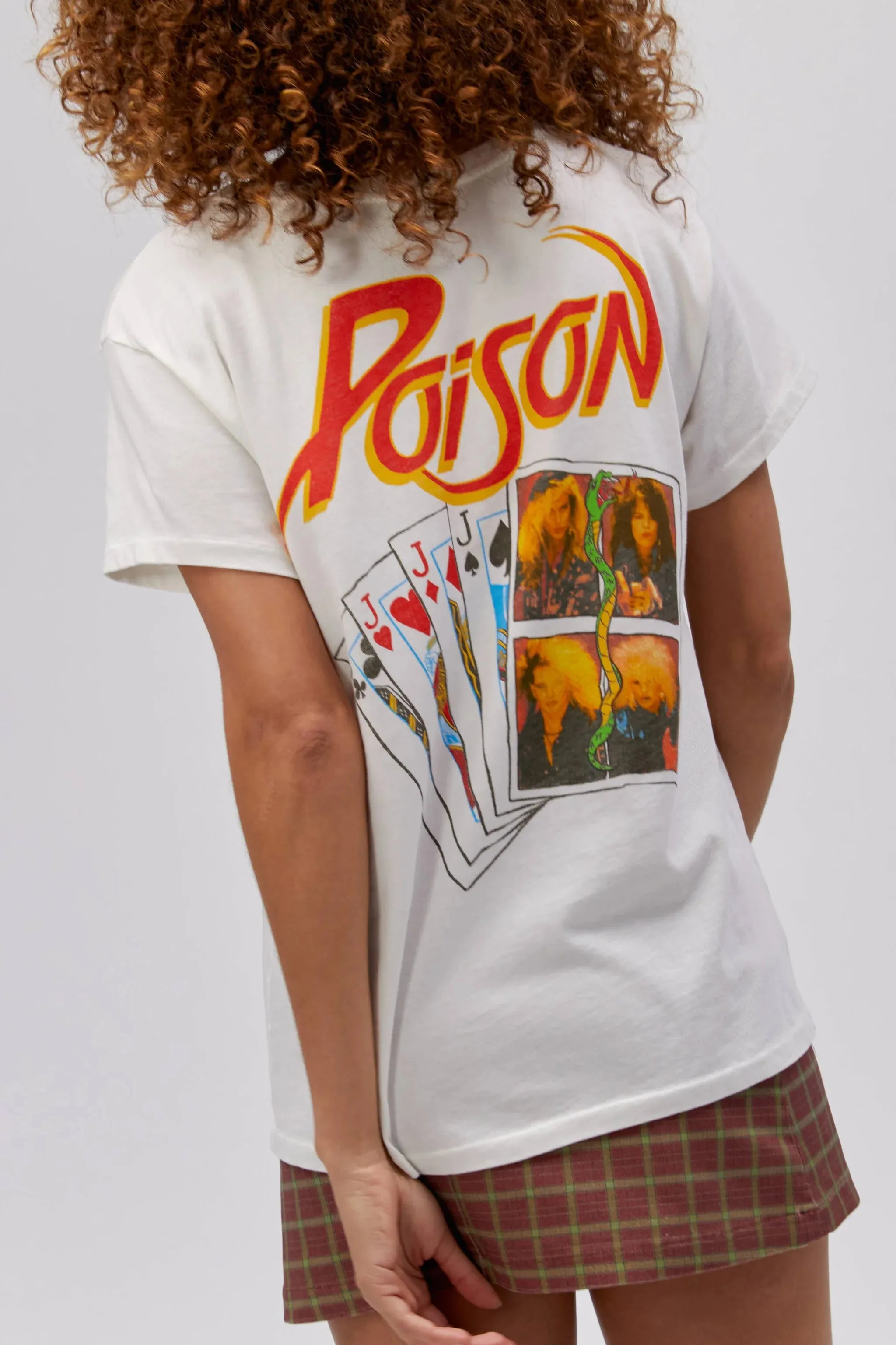 Poison Joker Flush Tour Tee | White