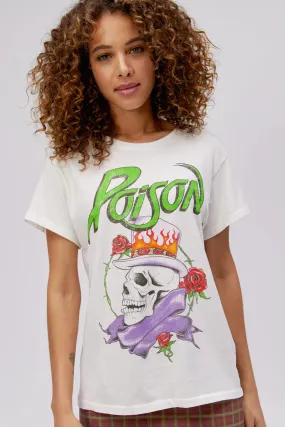 Poison Joker Flush Tour Tee | White