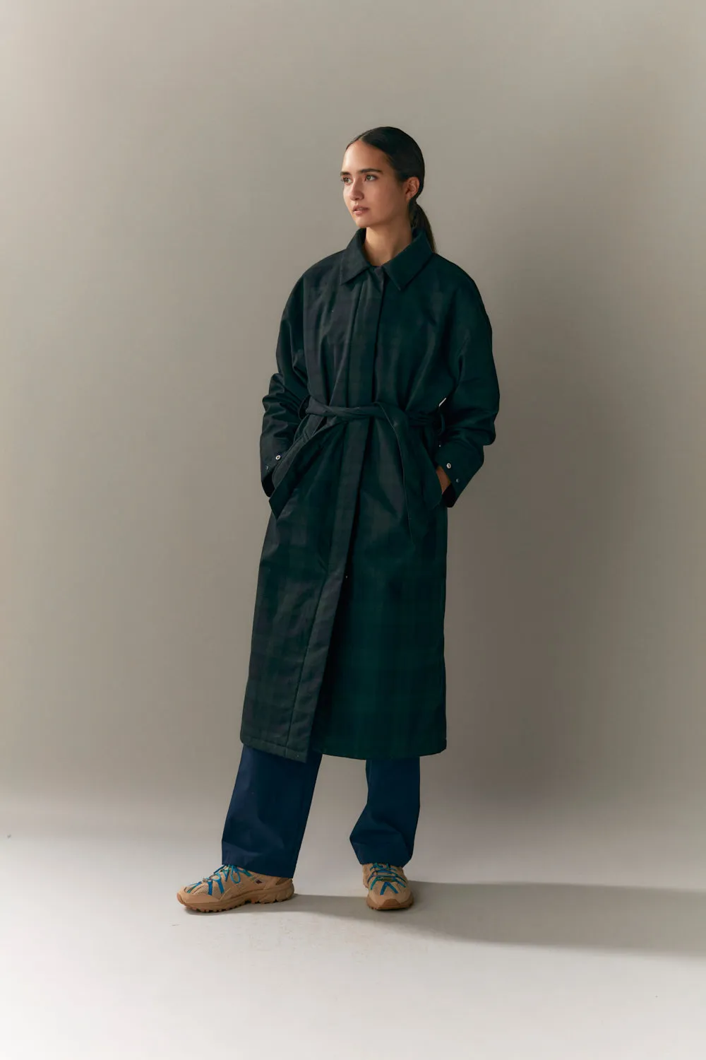 RACHEL G NINSPIN CHECK AW23 navy