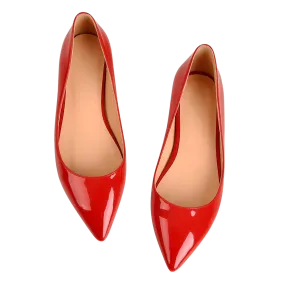 Red Daily Flat pumps