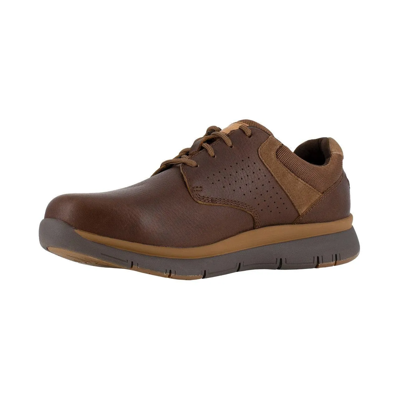 Rockport Men’s Brown Primetime Steel Toe Casuals Work Shoe RK5700