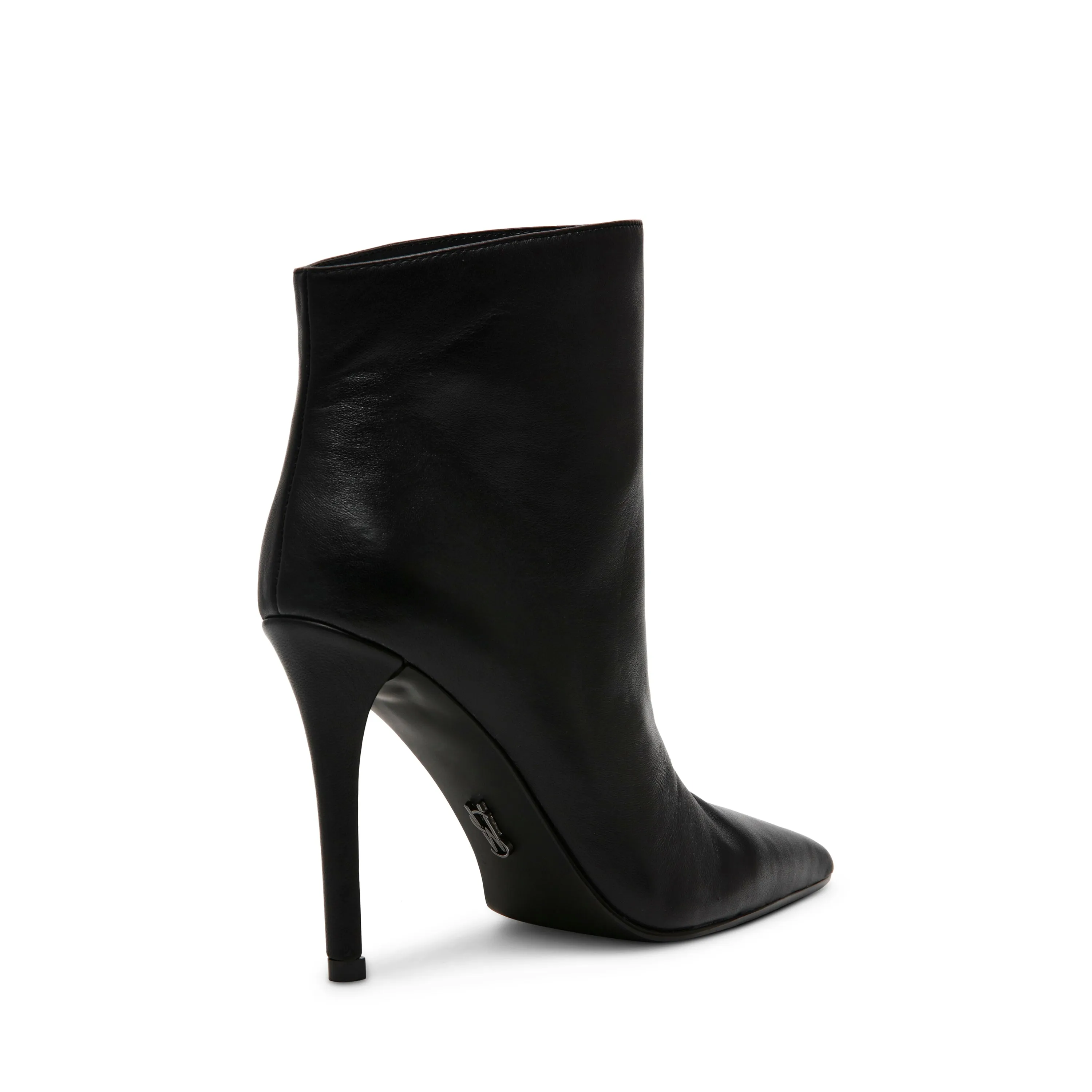 Sentinel Heeled Ankle Boots BLACK LEATHER