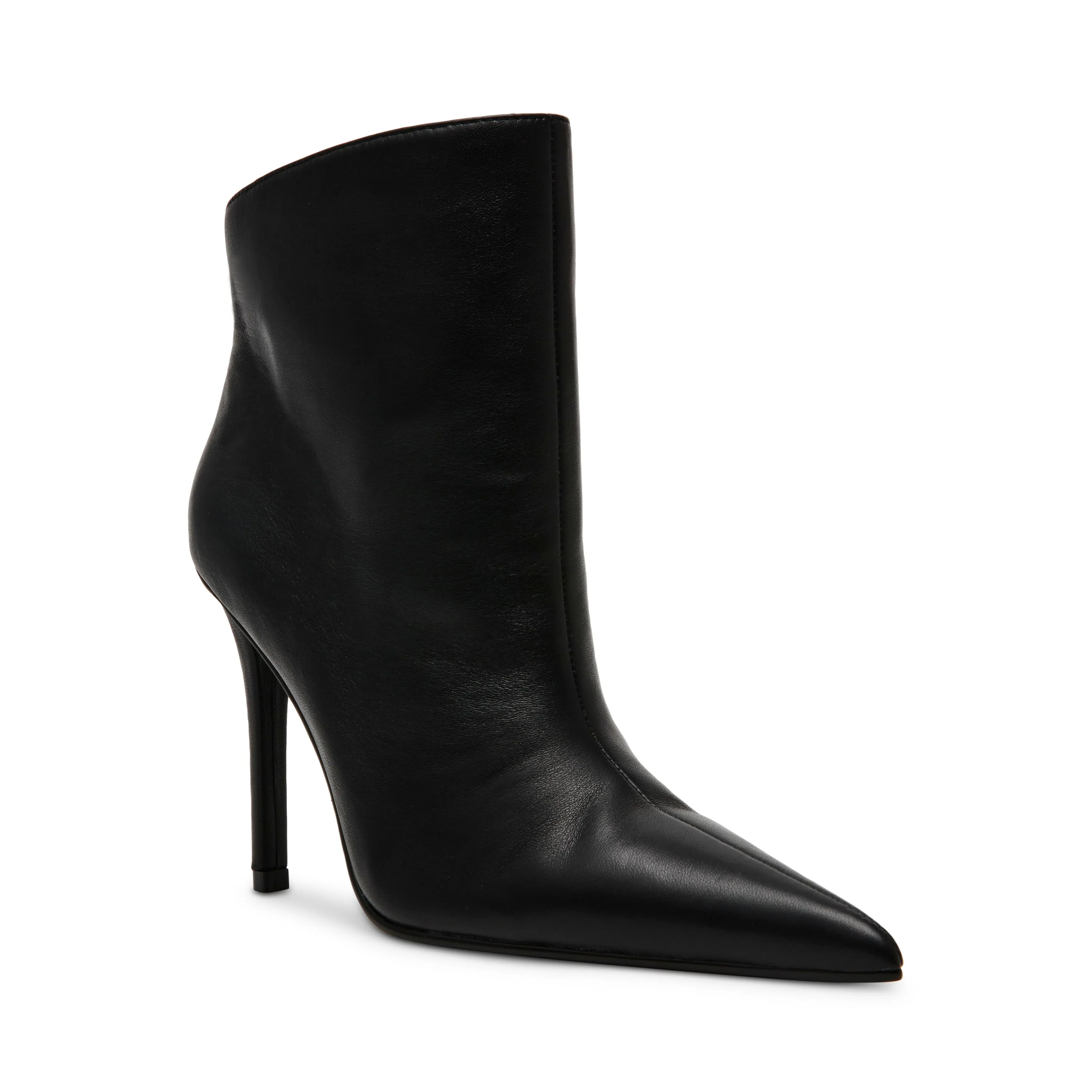 Sentinel Heeled Ankle Boots BLACK LEATHER