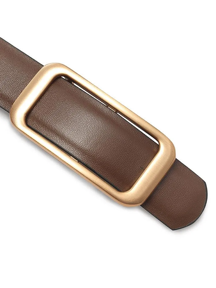 Simple Reversible Leather Belt