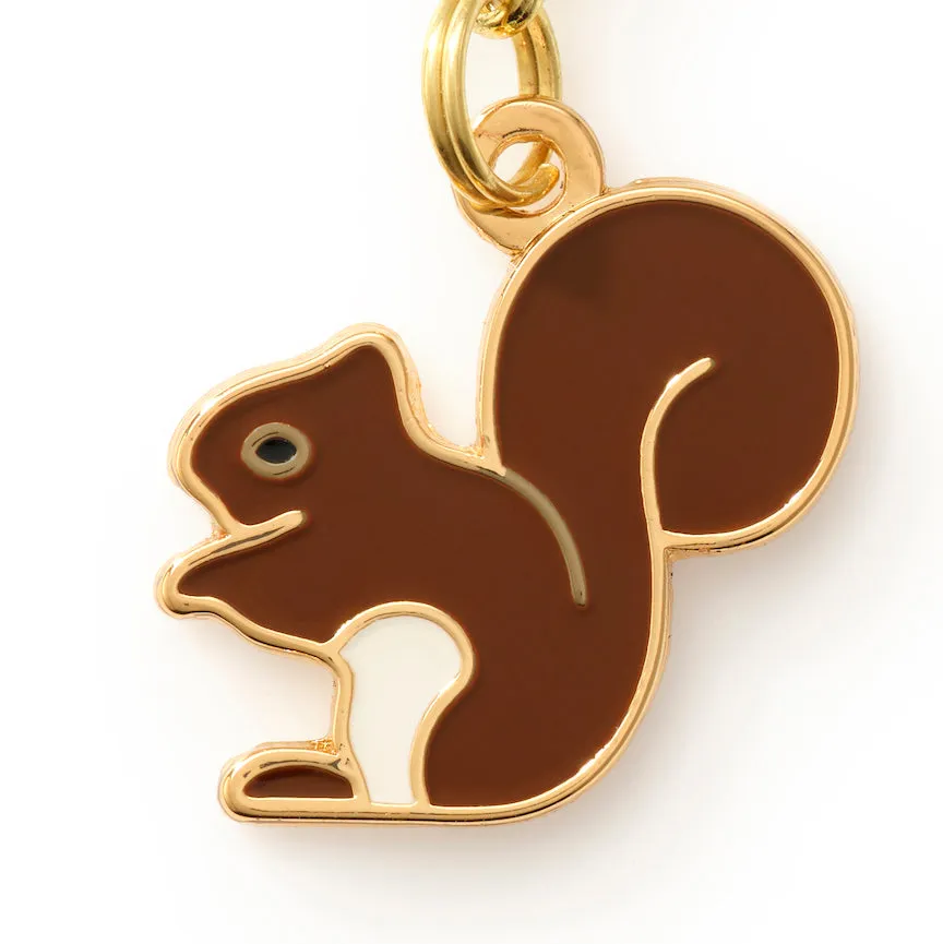 Squirrel Collar Charm