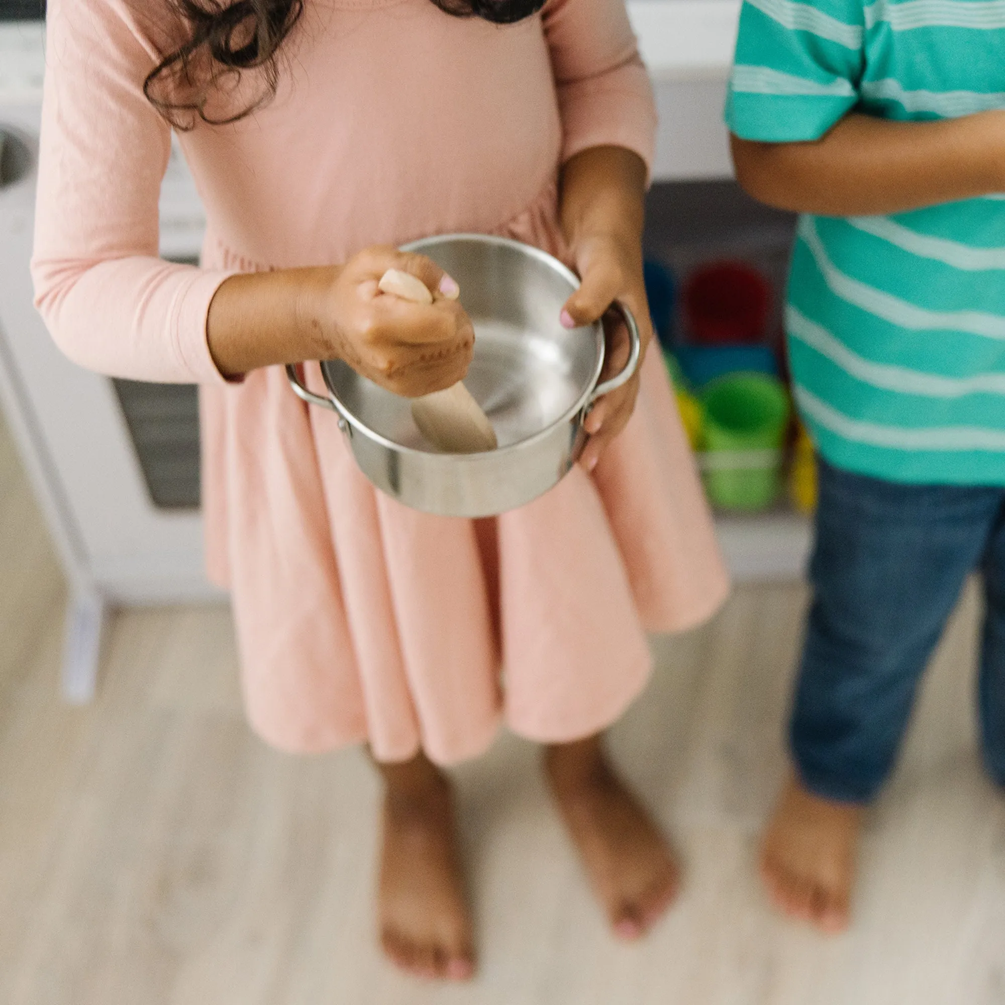 Stainless Steel Pots & Pans Play Set