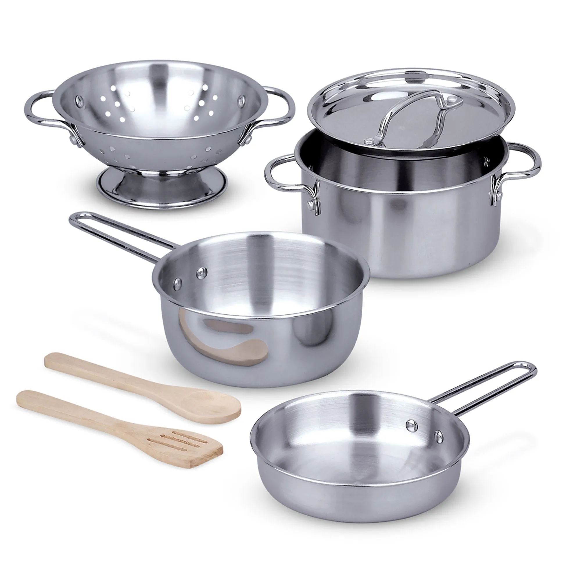 Stainless Steel Pots & Pans Play Set