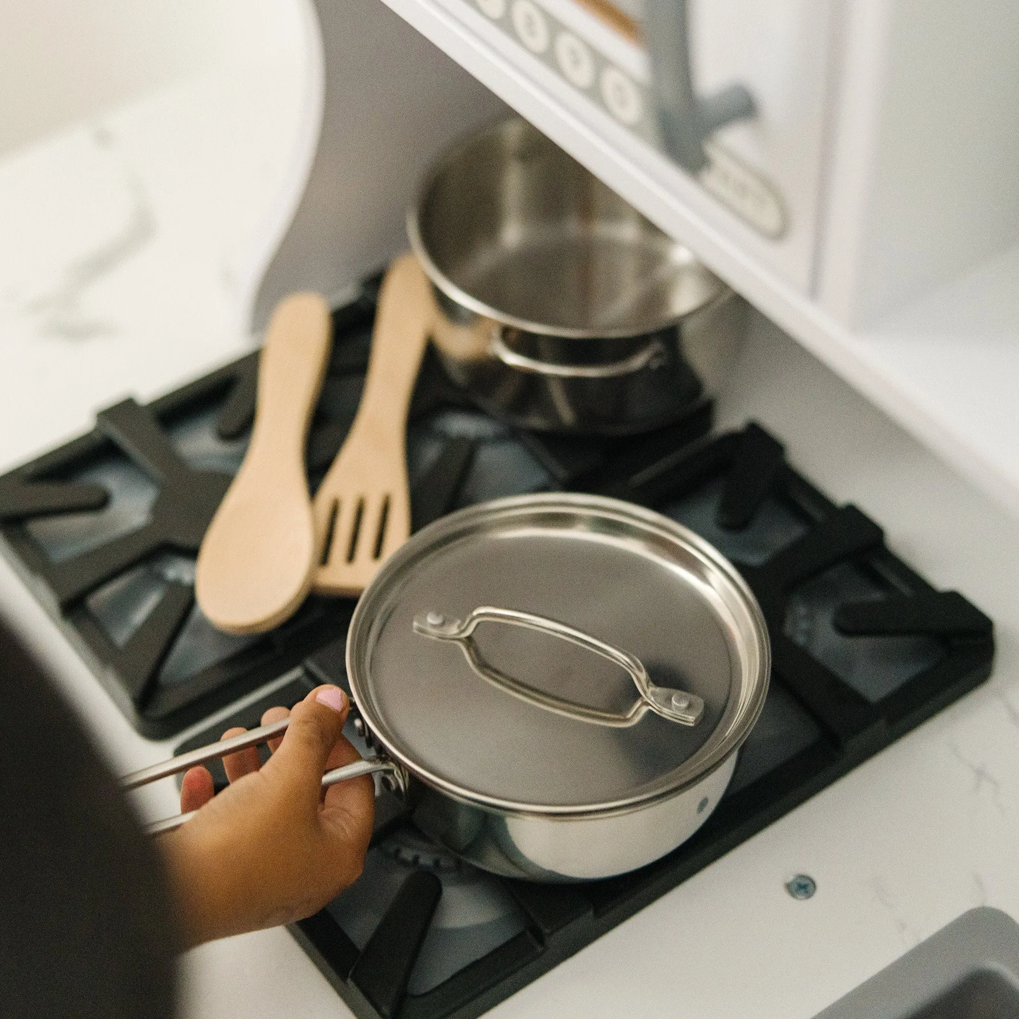 Stainless Steel Pots & Pans Play Set