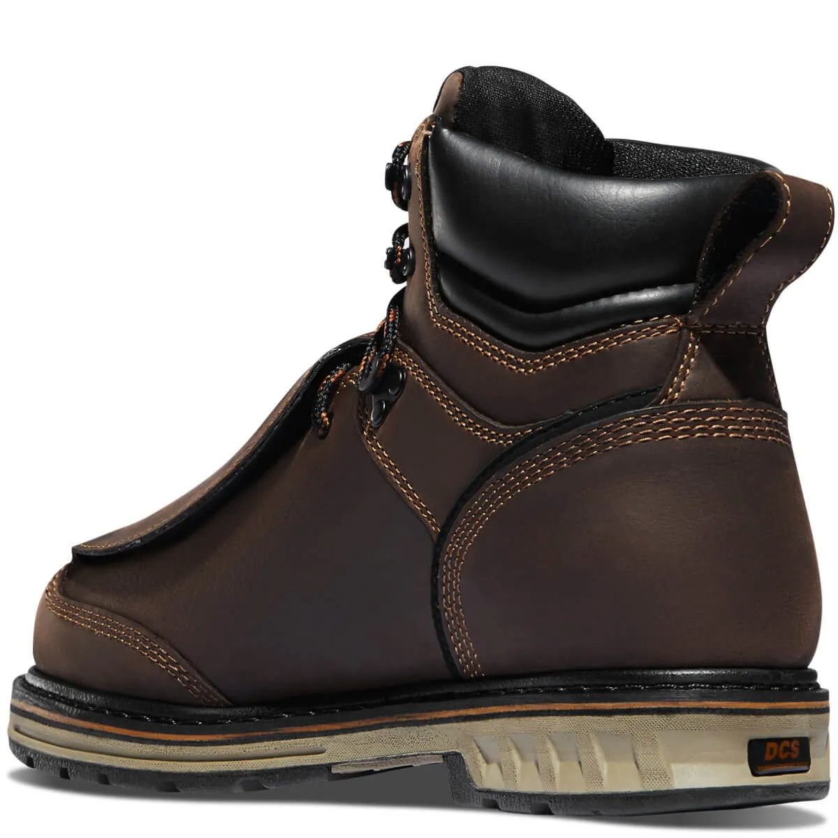 Steel Yard 6 Inch Steel-Toe Metguard Hot Weather Work Boot Brown