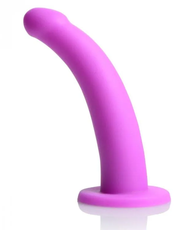 Strap U Navigator Silicone G-Spot Dildo with Harness