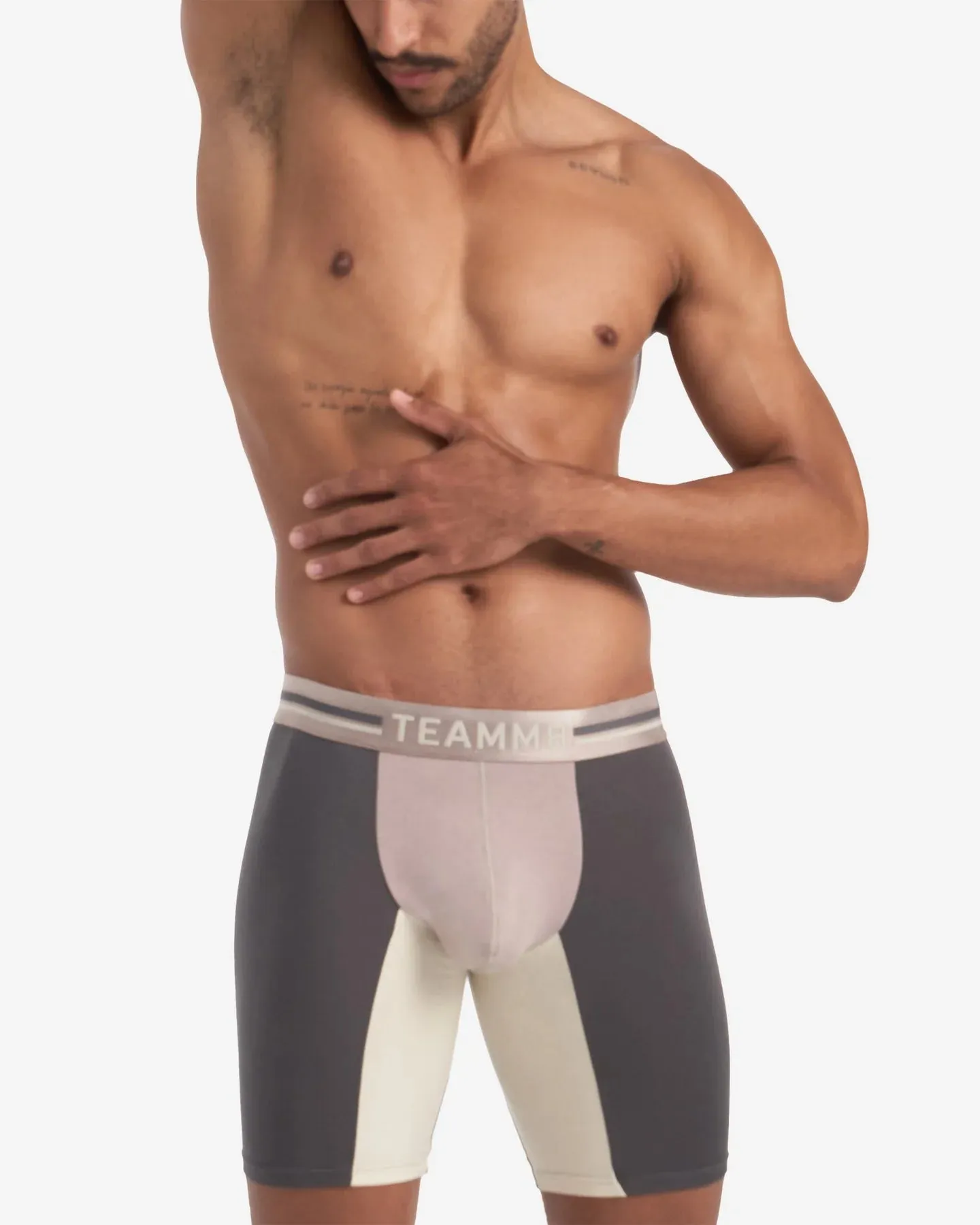 Teamm8 Bamboo Sports boxer modal licorice grey