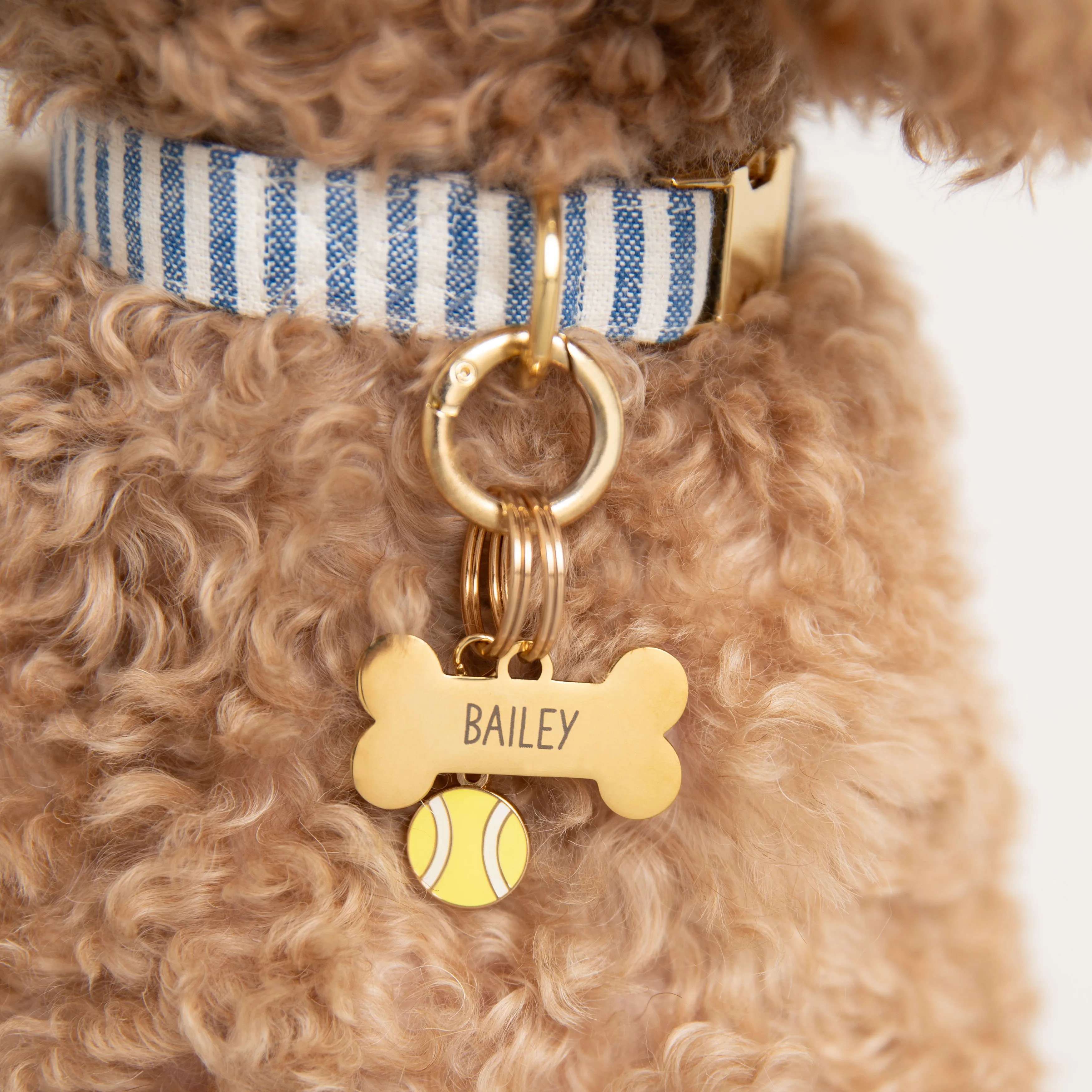 Tennis Ball Collar Charm