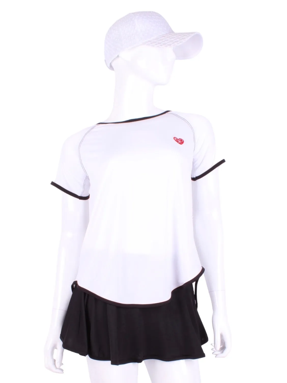 Tie Back Tee Short Sleeve White