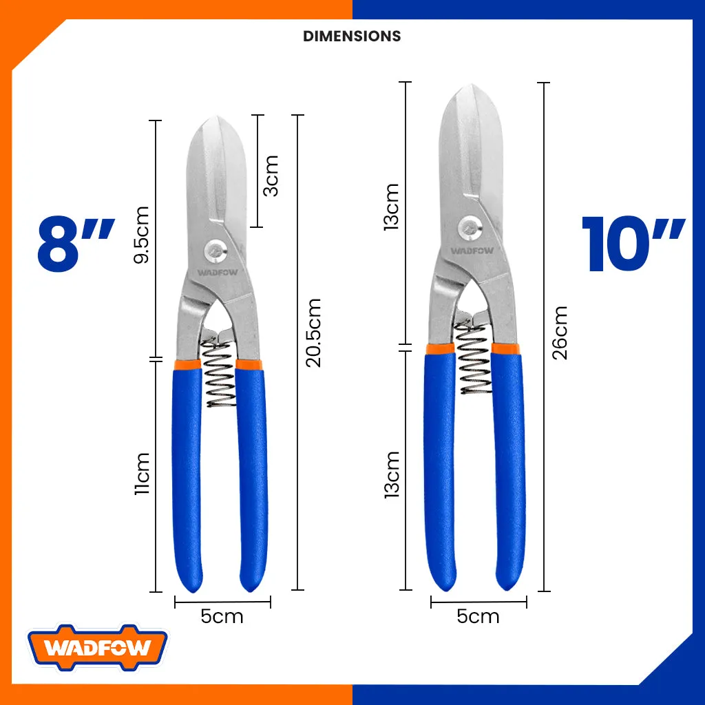 Tin Snip Scissors 8"-10"/200-250mm