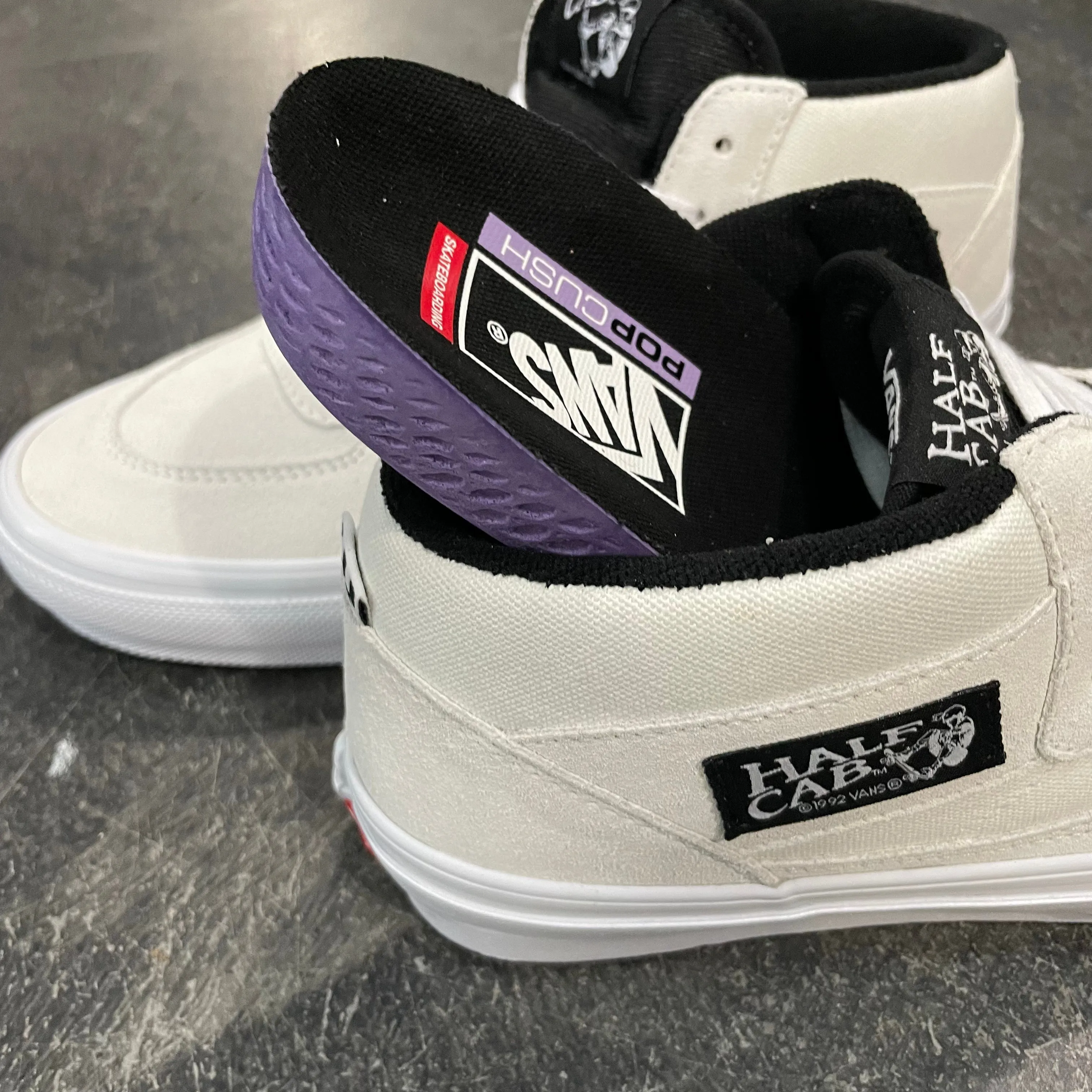 Vans Skate Half Cab White/Black SALE