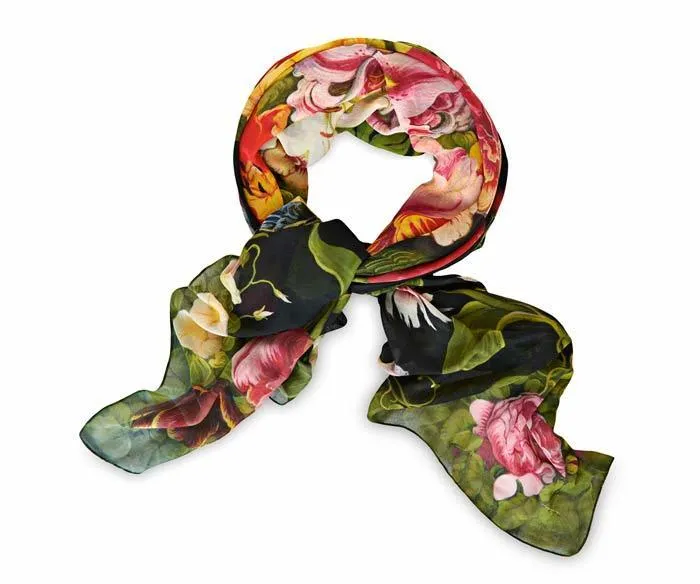 Wind and Roses Cashmere Modal Scarf