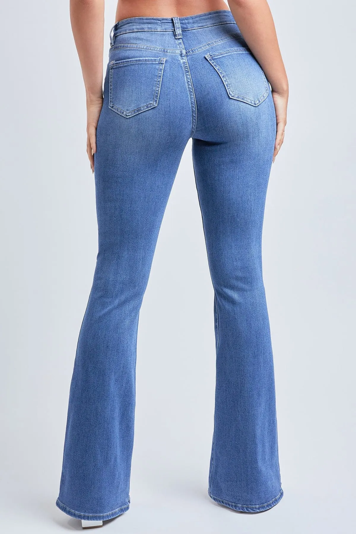 Women's Sustainable  Rip & Repair Flare Jeans-Sale